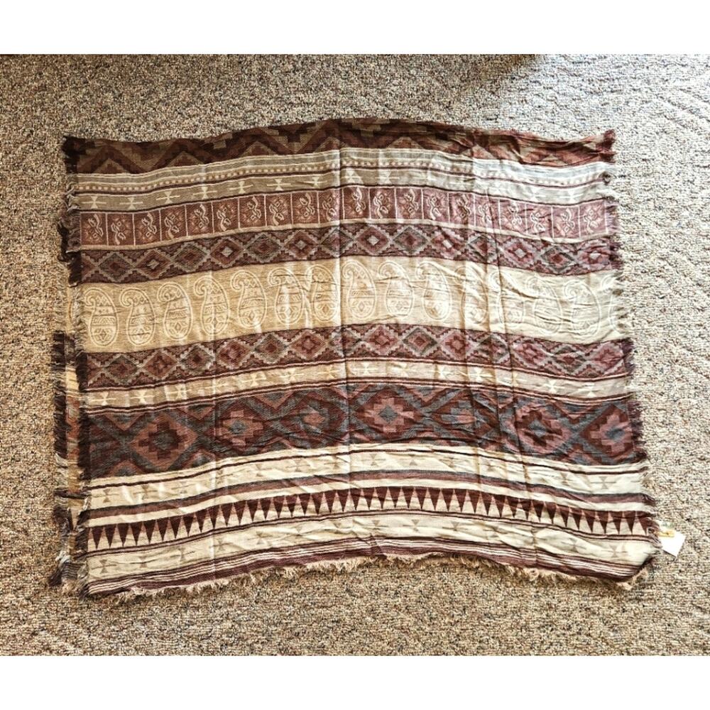 Collection eighteen south western paisley stripe scarf OS